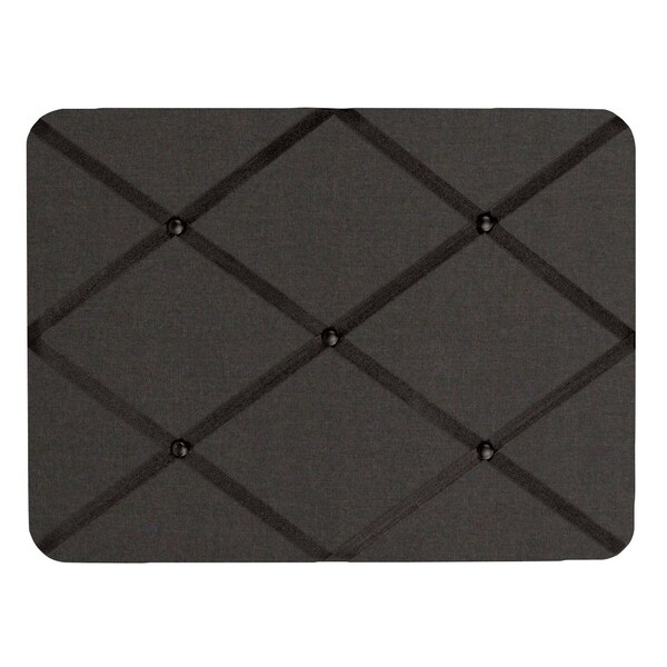 Slim Enclosed Corkboard, 36"x48", Black Alum Frame/Cobalt